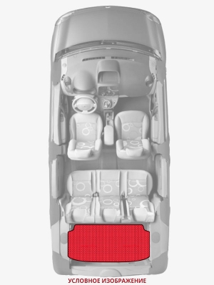 ЭВА коврики «Queen Lux» багажник для Honda Civic Shuttle (1G)